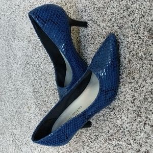 Women's blue heels